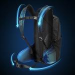 Rucsac urban Rockbros H9, Capacitate 20L, 46.5 × 25 × 20 cm, Waterproof, Negru 3 - lerato.ro