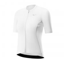 Accesorii biciclete / motociclete / trotinete electrice, Tricou femei cu maneca scurta pentru ciclism Rockbros TVI, Material Flexibil si Respirabil, Poliester / Elastan, Marime L, Alb, lerato.ro