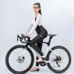 Pantaloni lungi pentru ciclism Rockbros YDCK005 TVI, Pentru femei, Insertii din spuma, Marime M, Negru 4 - lerato.ro