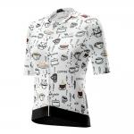 Tricou femei cu maneca scurta pentru ciclism Rockbros 15110005005, Material Flexibil si Respirabil, Poliester / Elastan, Marime L, Alb 2 - lerato.ro