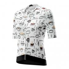Accesorii biciclete / motociclete / trotinete electrice, Tricou femei cu maneca scurta pentru ciclism Rockbros 15110005005, Material Flexibil si Respirabil, Poliester / Elastan, Marime L, Alb, lerato.ro