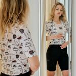 Tricou femei cu maneca scurta pentru ciclism Rockbros 15110005005, Material Flexibil si Respirabil, Poliester / Elastan, Marime L, Alb 5 - lerato.ro