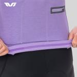 Tricou femei cu maneca lunga pentru ciclism Rockbros YPW065 TVI, Material Flexibil si Respirabil, Poliester / Elastan, Marime S, Mov 4 - lerato.ro