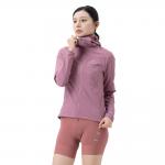 Jacheta femei pentru ciclism cu gluga Rockbros YPW069 TVI, Respirabila, Windproof, Elemente reflectorizante, Marime L, Roz 4 - lerato.ro