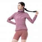 Jacheta femei pentru ciclism cu gluga Rockbros YPW069 TVI, Respirabila, Windproof, Elemente reflectorizante, Marime L, Roz 5 - lerato.ro