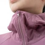 Jacheta femei pentru ciclism cu gluga Rockbros YPW069 TVI, Respirabila, Windproof, Elemente reflectorizante, Marime L, Roz 6 - lerato.ro