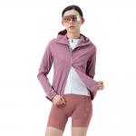 Jacheta femei pentru ciclism cu gluga Rockbros YPW069 TVI, Respirabila, Windproof, Elemente reflectorizante, Marime M, Roz 3 - lerato.ro