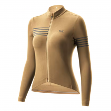 Accesorii biciclete / motociclete / trotinete electrice, Tricou femei cu maneca lunga pentru ciclism Rockbros TVI, Material Flexibil si Respirabil, Poliester / Elastan, Marime M, Galben, lerato.ro