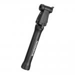 Pompa bicicleta Rockbros TM-1701P, 80 PSI, Design telescopic, Compatibila cu valve Presta / Schrader, Negru 2 - lerato.ro