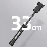 Pompa bicicleta Rockbros TM-1701P, 80 PSI, Design telescopic, Compatibila cu valve Presta / Schrader, Negru 6 - lerato.ro