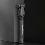 Pompa bicicleta Rockbros TM-1701P, 80 PSI, Design telescopic, Compatibila cu valve Presta / Schrader, Negru 7 - lerato.ro