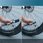 Pompa bicicleta Rockbros HQ-75D-CO2, 110 PSI, Design telescopic, Umflare manuala / CO2, Compatibila cu valve Presta / Schrader, Negru 4 - lerato.ro
