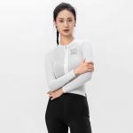 Tricou femei cu maneca lunga pentru ciclism Rockbros ROAD TO SKY, Material Flexibil si Respirabil, Poliamida / Elastan, Marime L, Alb 6 - lerato.ro