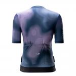 Tricou femei cu maneca scurta pentru ciclism Rockbros TVI, Material Flexibil si Respirabil, Poliester / Elastan, Marime M, Albastru 4 - lerato.ro