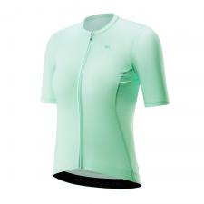 Accesorii biciclete / motociclete / trotinete electrice, Tricou femei cu maneca scurta pentru ciclism Rockbros TVI, Material Flexibil si Respirabil, Poliester / Elastan, Marime L, Verde, lerato.ro