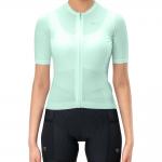 Tricou femei cu maneca scurta pentru ciclism Rockbros TVI, Material Flexibil si Respirabil, Poliester / Elastan, Marime L, Verde 5 - lerato.ro
