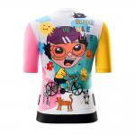 Tricou femei cu maneca scurta pentru ciclism Rockbros 15210005004, Material Flexibil si Respirabil, Poliester / Elastan, Marime M, Alb 4 - lerato.ro
