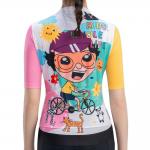Tricou femei cu maneca scurta pentru ciclism Rockbros 15210005004, Material Flexibil si Respirabil, Poliester / Elastan, Marime M, Alb 6 - lerato.ro