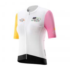 Accesorii biciclete / motociclete / trotinete electrice, Tricou femei cu maneca scurta pentru ciclism Rockbros 15210005005, Material Flexibil si Respirabil, Poliester / Elastan, Marime L, Alb, lerato.ro