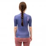 Tricou femei cu maneca scurta pentru ciclism Rockbros YDDX012-1 TVI, Material Flexibil si Respirabil, Poliester / Spandex, Marime M, Mov 4 - lerato.ro