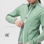 Jacheta femei pentru ciclism Rockbros YPW069 TVI, Respirabila, Windproof, Elemente reflectorizante, Marime M, Verde 4 - lerato.ro