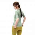 Tricou femei cu maneca scurta pentru ciclism Rockbros YDDX012-1 TVI, Material Flexibil si Respirabil, Poliester / Spandex, Marime M, Verde 4 - lerato.ro