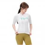 Tricou femei cu maneca scurta pentru ciclism Rockbros YDDX012-1 TVI, Material Flexibil si Respirabil, Poliester / Spandex, Marime L, Alb 4 - lerato.ro