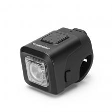Lumina bicicleta Rockbros SKL01, 5W, 450lm, Sonerie 120dB inclusa, 2300mAh,USB-C, IPX6, Negru