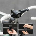 Lumina bicicleta Rockbros SKL01, 5W, 450lm, Sonerie 120dB inclusa, 2300mAh,USB-C, IPX6, Negru 6 - lerato.ro