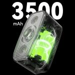 Lumina bicicleta Rockbros QC1200, 20W, 1200lm, 3500mAh, IPX6, USB-C, Negru 4 - lerato.ro
