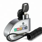 Antifurt bicicleta Rockbros LBAYG8308 pentru blocarea discului de frana, Cu alarma si lacat, Negru 2 - lerato.ro