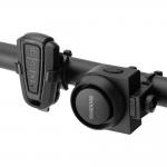 Sonerie bicicleta Rockbros A2, Alarma antifurt 115dB, 400mAh, IPX5, Telecomanda Wireless, Negru 3 - lerato.ro