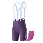 Pantaloni scurti pentru ciclism Rockbros YDDK017-1 TVI, Pentru femei, Insertii din spuma, Marime L, Mov 2 - lerato.ro