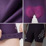 Pantaloni scurti pentru ciclism Rockbros YDDK017-1 TVI, Pentru femei, Insertii din spuma, Marime L, Mov 5 - lerato.ro