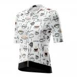 Tricou femei cu maneca scurta pentru ciclism Rockbros 15110005004, Material Respirabil, Elemente reflectorizante, Poliester / Elastan, Marime M, Alb 2 - lerato.ro