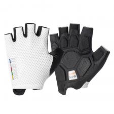 Manusi de ciclism fara degete Rockbros TLS004 ROAD TO SKY, Marime S, Alb