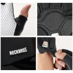 Manusi de ciclism fara degete Rockbros TLS004 ROAD TO SKY, Marime S, Alb 6 - lerato.ro
