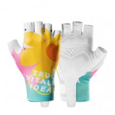Manusi de ciclism fara degete pentru femei Rockbros S389, Marime L, Multicolor