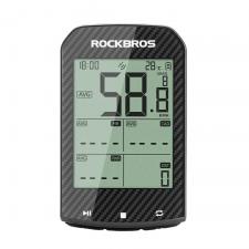 Ciclocomputer Rockbros M1 Pro, Ecran 2.9 inch, GPS, 1200mAh, Autonomie 70h, Bluetooth 5.0, IPX6, USB-C, Negru