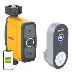 Programator automat cu telecomanda pentru irigare Rainpoint, 1 zona, Presiune maxima 8 bar, Control aplicatie, WiFI, IP54, Galben / Gri 3 - lerato.ro