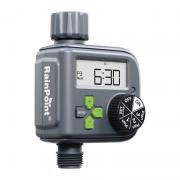 Programator pentru irigare Rainpoint, 1 zona, Senzor de ploaie, Presiune maxima 8 bar, Duratam maxima udare 1.5h, IP54, Gri