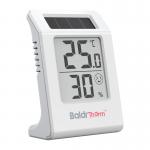 Termohigrometru BALDRTHERM E0587TH, Masurare temperatura / umiditate, LCD, Baterie AAA, Alimentare solara, Alb 3 - lerato.ro