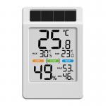 Termohigrometru BALDRTHERM B0590TH-V6, Masurare temperatura / umiditate, LCD, Baterie AAA, Alimentare solara, Alb 2 - lerato.ro
