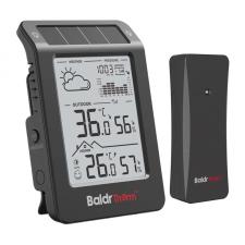 Statie meteo BALDRTHERM B0596WT2H2P-V1, 1x Senzor exterior, Prognoza meteo, Termometru, Higrometru, Ceas, Calendar, IP54, Raza actiune 100m, Negru