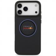 Carcasa Red Bull Meshed Blue Ring & Metal Buttons cu MagSafe compatibila cu iPhone 17 Pro Max, Negru