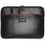 Husa universala Bag Red Bull Sleeve Carbon compatibila cu laptop 14 inch, Negru 2 - lerato.ro
