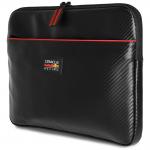 Husa universala Bag Red Bull Sleeve Carbon compatibila cu laptop 14 inch, Negru 3 - lerato.ro