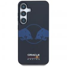 Carcasa Red Bull Two Bulls Logo cu MagSafe compatibila cu Samsung Galaxy S25, Navy Blue