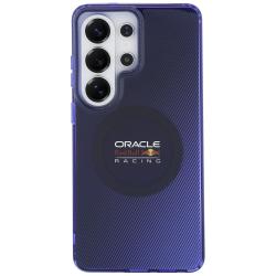 Husa Red Bull Double Layer Blended Lines cu MagSafe compatibila cu Samsung Galaxy S26 Ultra, Navy Blue