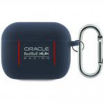 Carcasa Red Bull Silikon Logo and Lines compatibila cu Apple AirPods Pro 3, Navy Blue 2 - lerato.ro
